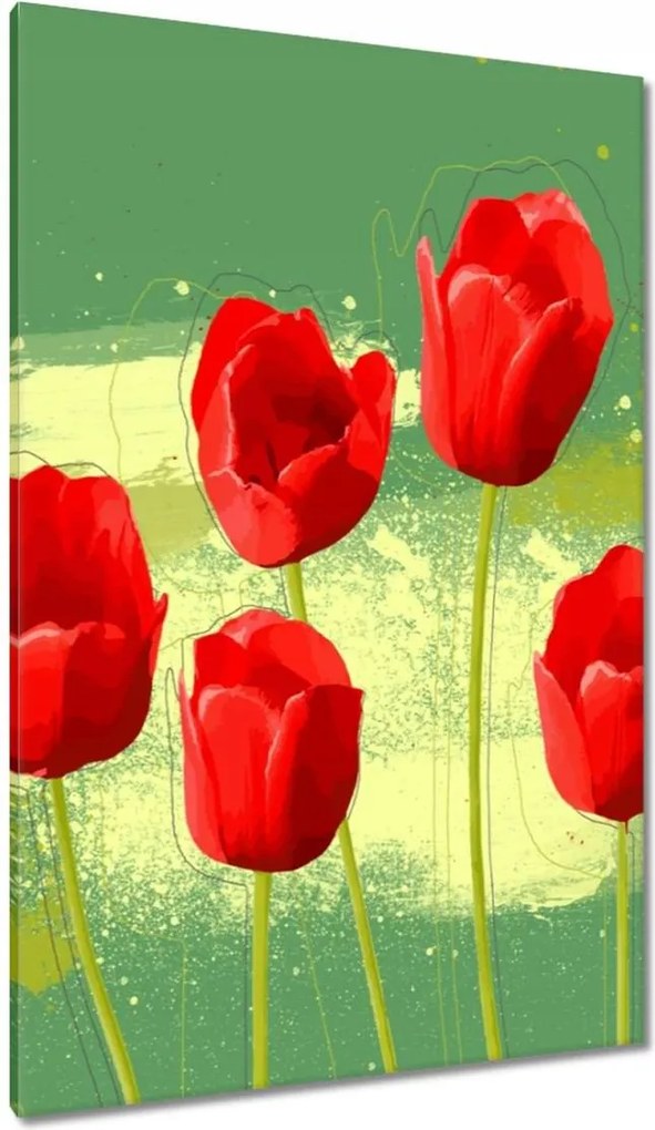 Vászonkép 80x120 Szimpatikus virágok