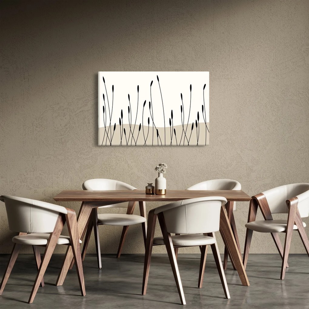 Kép - Grafikus rét N⁰3 (90x60 cm)