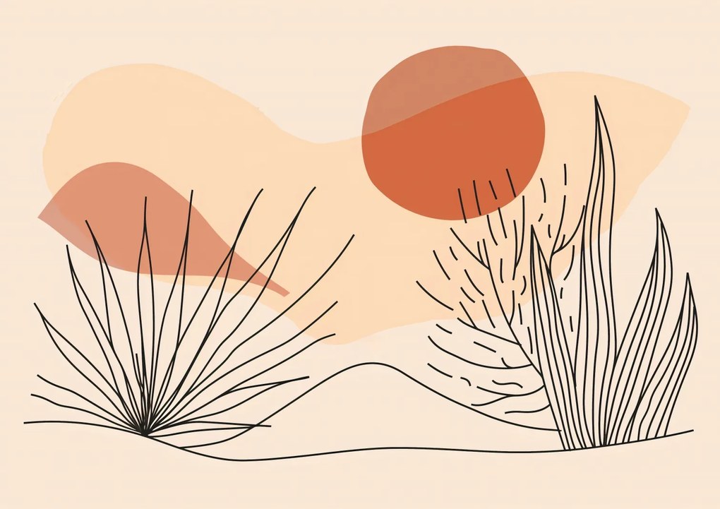 Poszter 84,1x59,4cm Puha növényzet