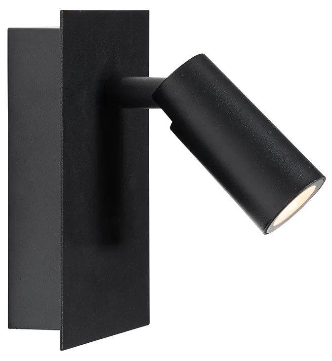 Modern kültéri fali lámpa fekete LED-del IP54 - Simon