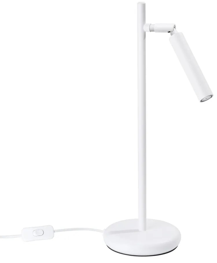 Fehér asztali lámpa (magasság 43 cm) Fideus – Sollux