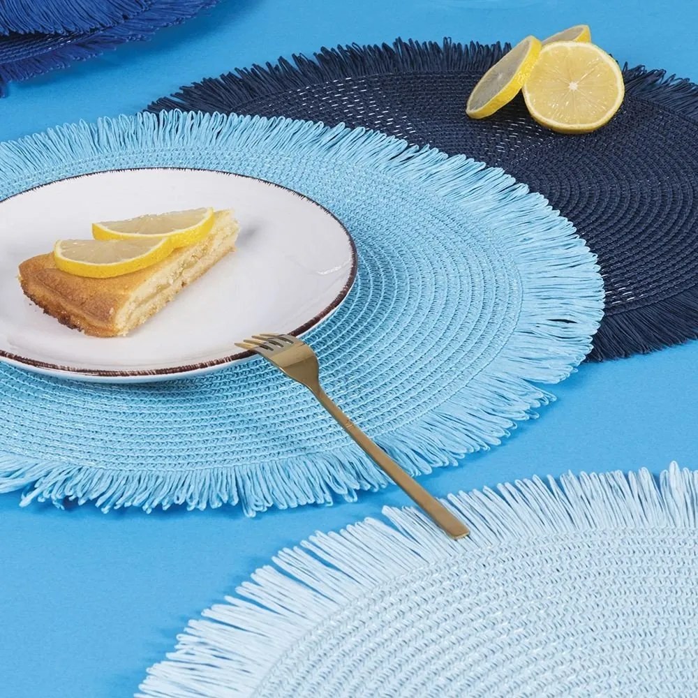 Papír tányéralátét szett 4 db-os ø 38 cm Shades of Ocean – VDE Tivoli 1996