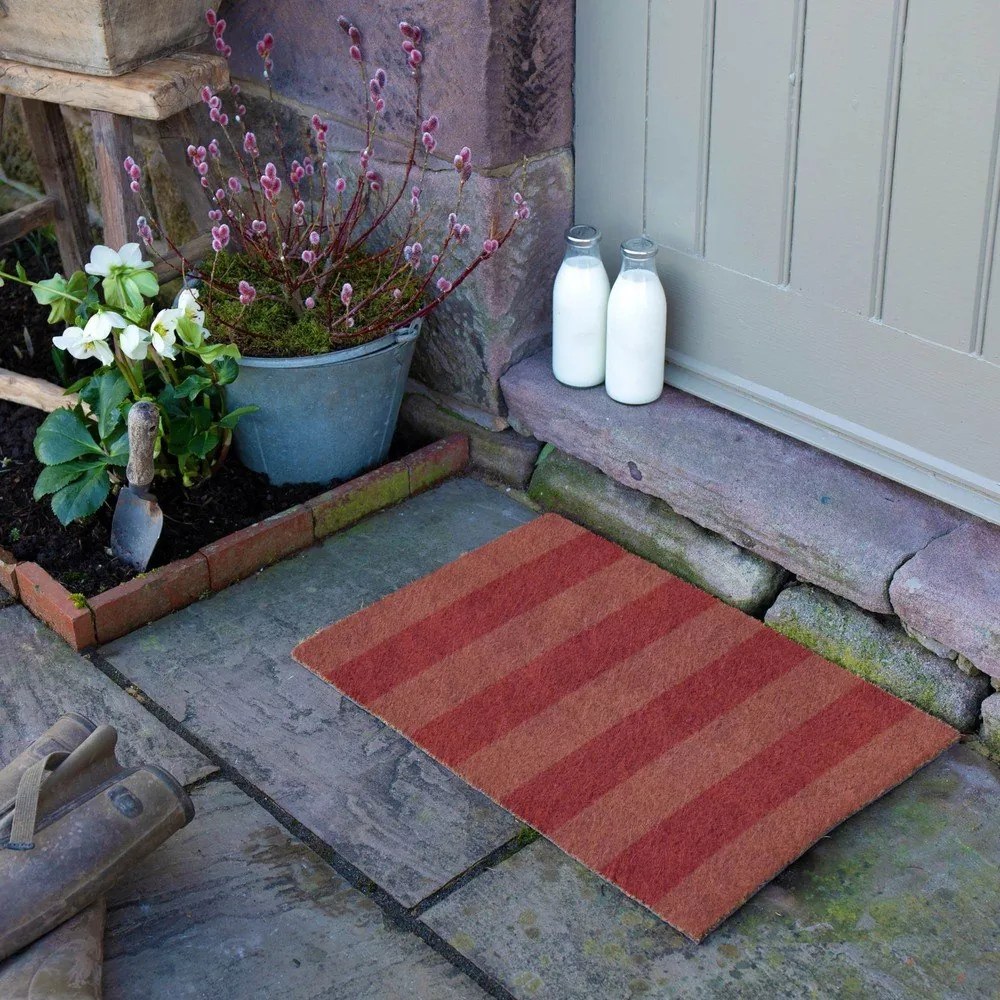 Kókuszrost lábtörlő 40x60 cm Pink Stripe – Artsy Doormats