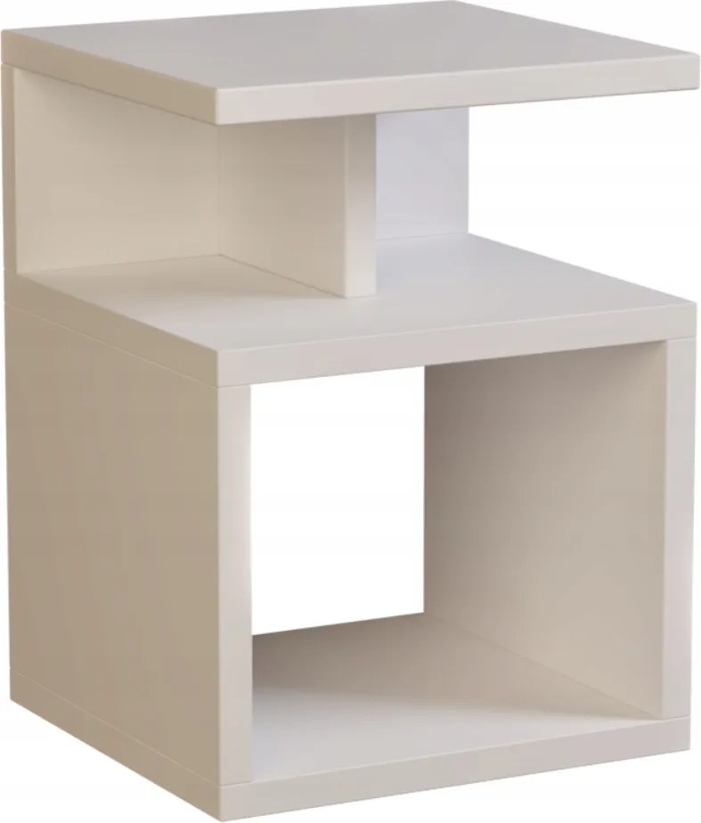 Zoe éjjeliszekrény asztal fehér szín