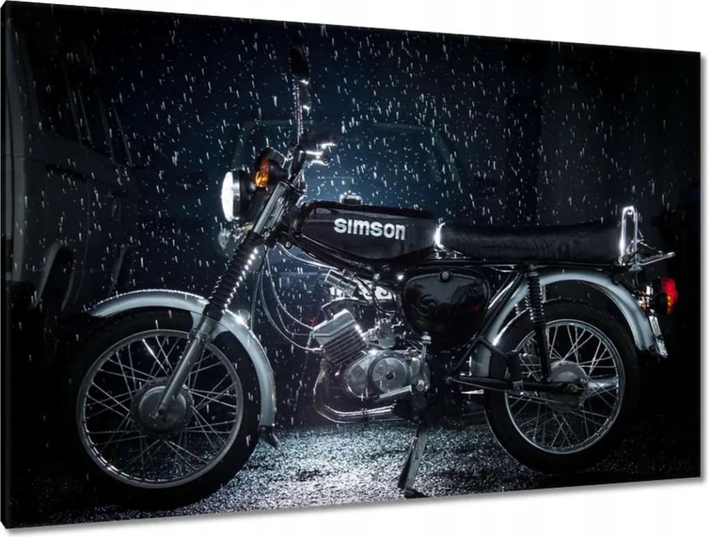 Képek 120x80 Fekete Simson