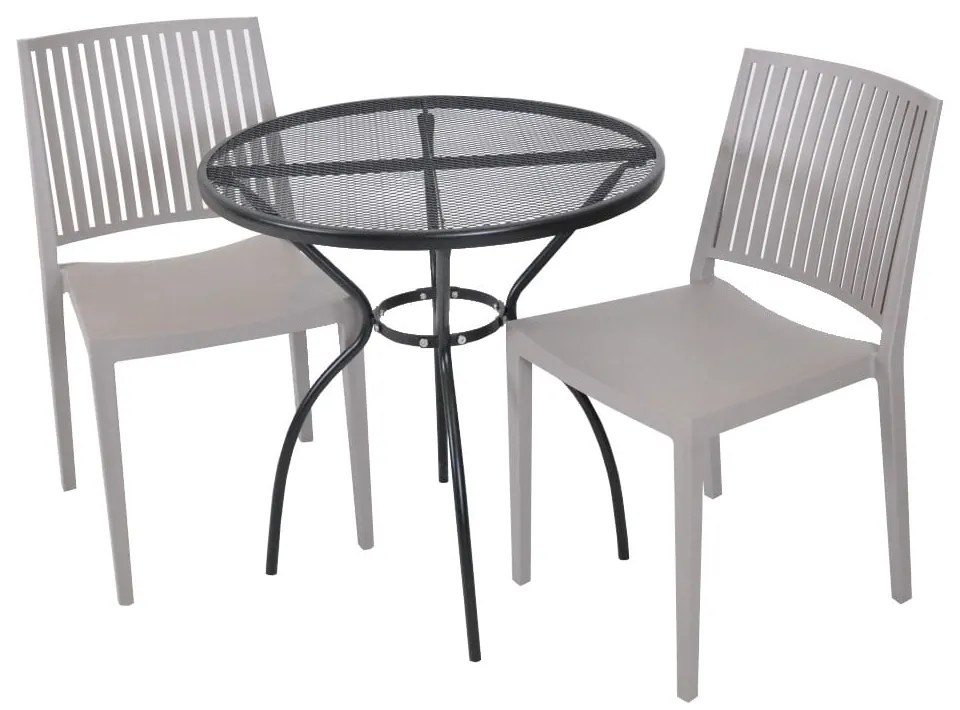 Bézs műanyag kerti szék Bars - Rojaplast