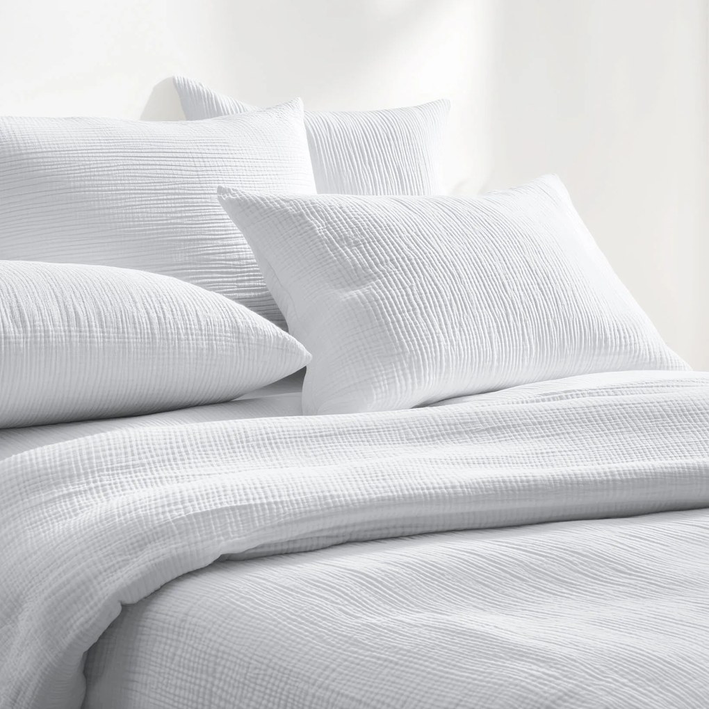 Goldea muszlin ágyneműhuzat – világosszürke 240 x 220 és 2db 70 x 90 cm