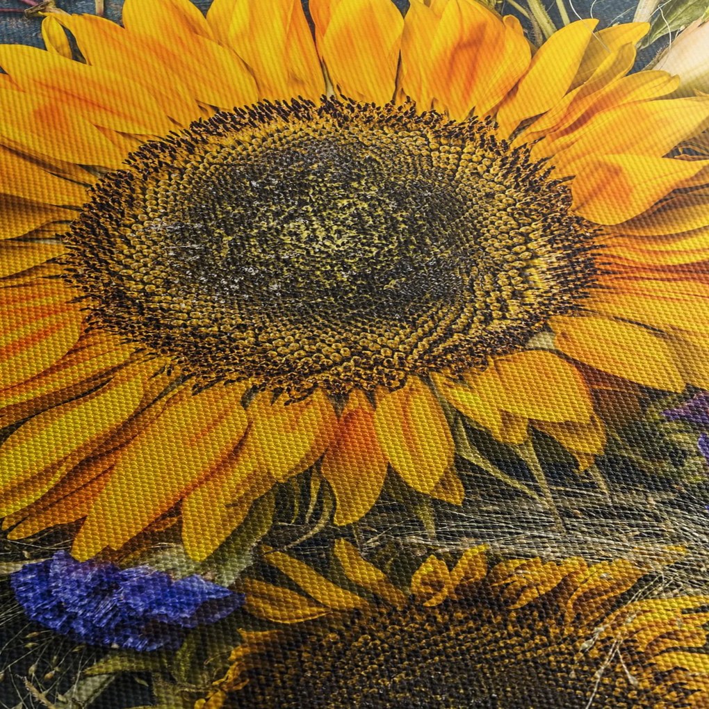 Kép - Őszi virágok (90x60 cm)