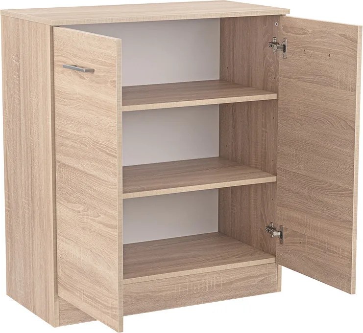 Miami komód 2 ajtós 80x92 cm sonoma tölgy-sonoma tölgy