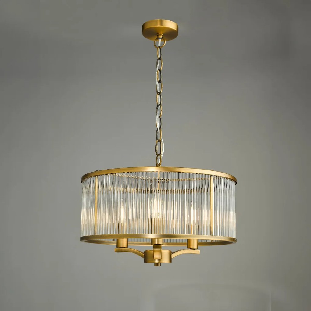 Dar Lighting glamour modern függeszték evelyn antik bronz dareve0363