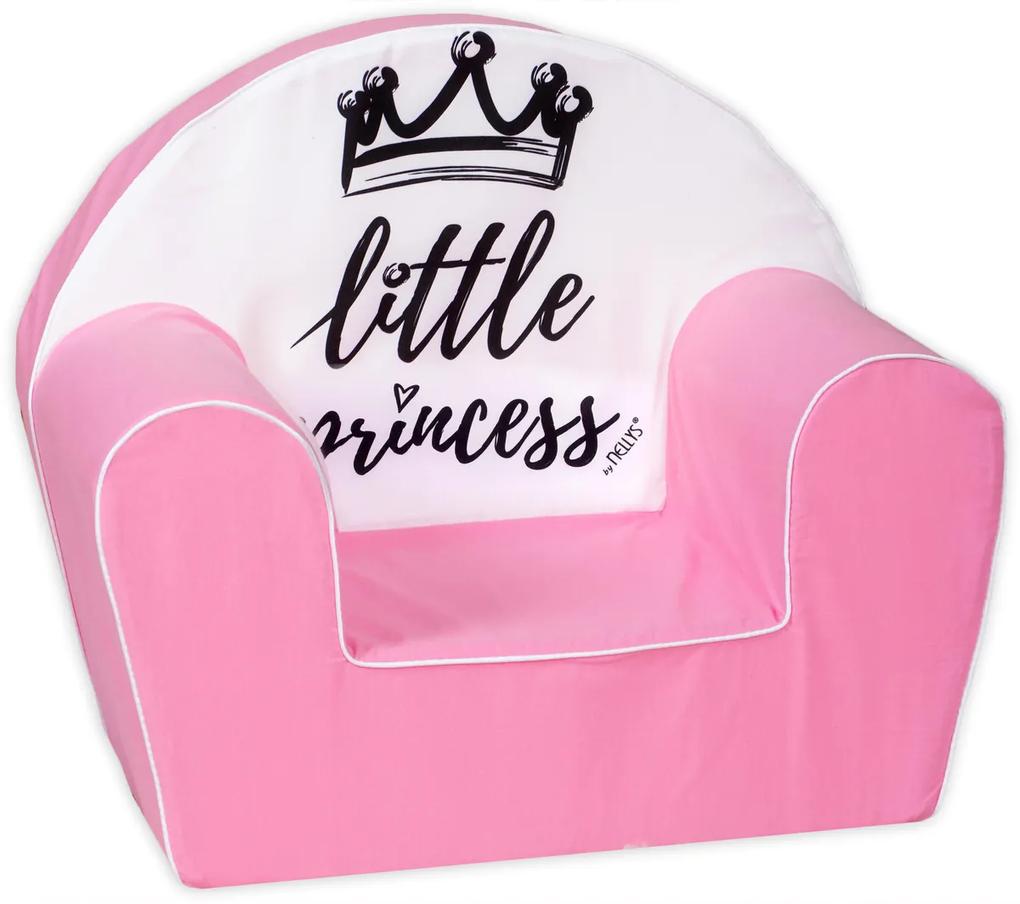 Gyerek kanapé LUX Little Princess Baby Nellys, rózsaszín