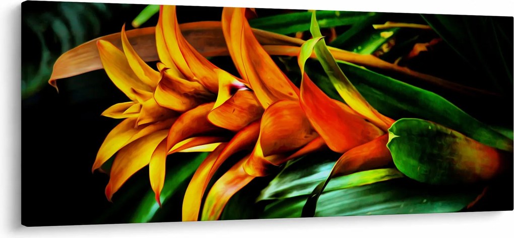Narancssárga csokor képe (120x50 cm)