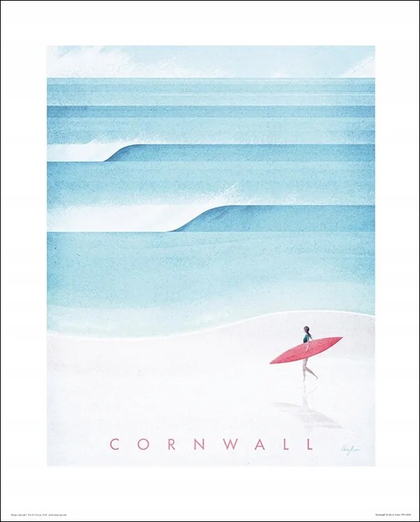 Anglia és Cornwall prémium poszter