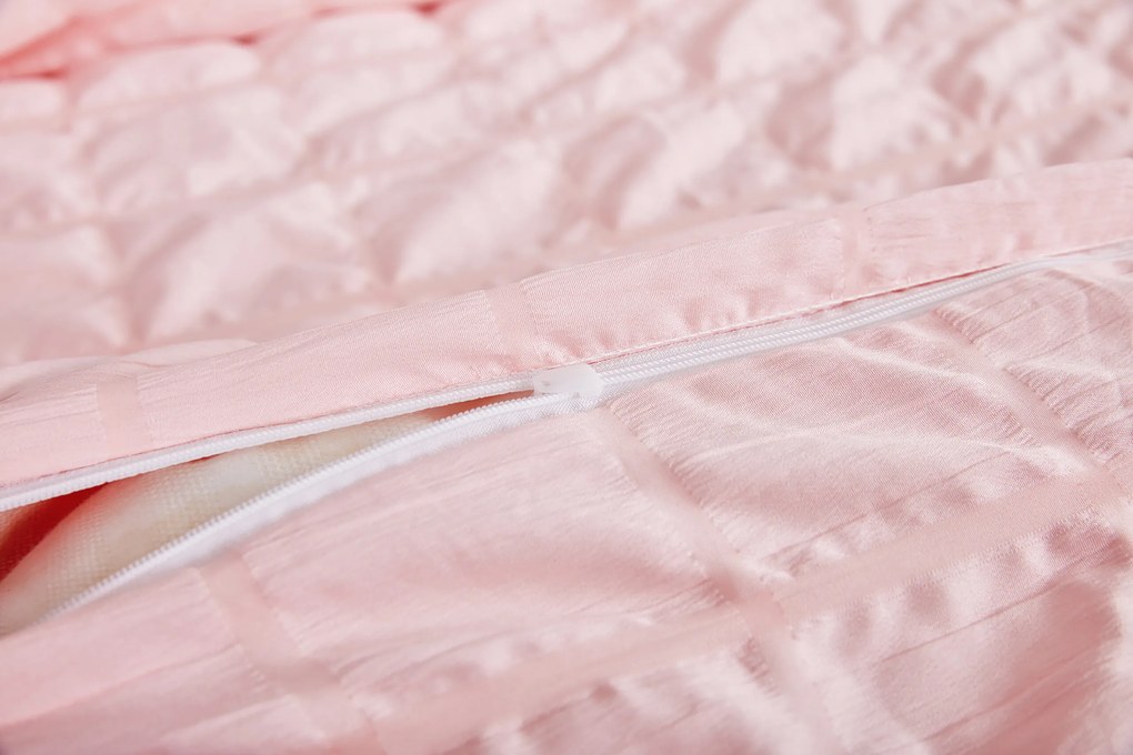 Krepp lapok Polycotton Neapol rózsaszín 200x140cm+90x70cm TiaHome