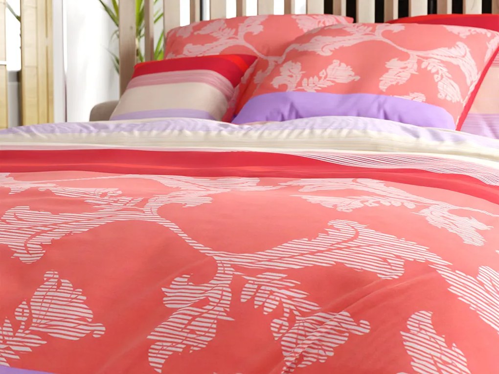 Renforcé pamut ágynemű IMARA piros Ágyneműhuzat mérete: 2 db 80 x 80 cm | 200 x 200 cm