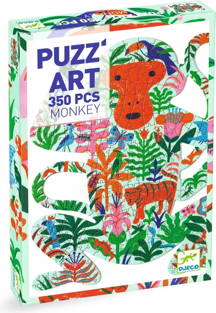 Művészeti puzzle - Majom, 350 db-os - Monkey