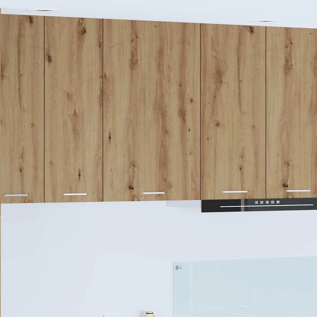 Függő szekrény Riga Artisan tölgy és fehér 50 x 31 x 80 cm