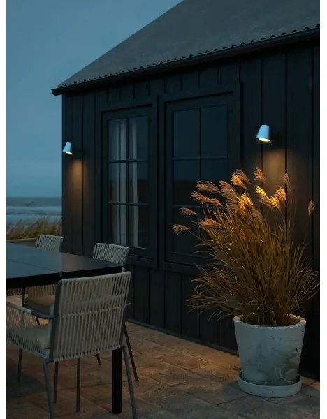 Nordlux - Kültéri fali lámpa ALERIA 1xGU10/35W/230V IP44 ezüst