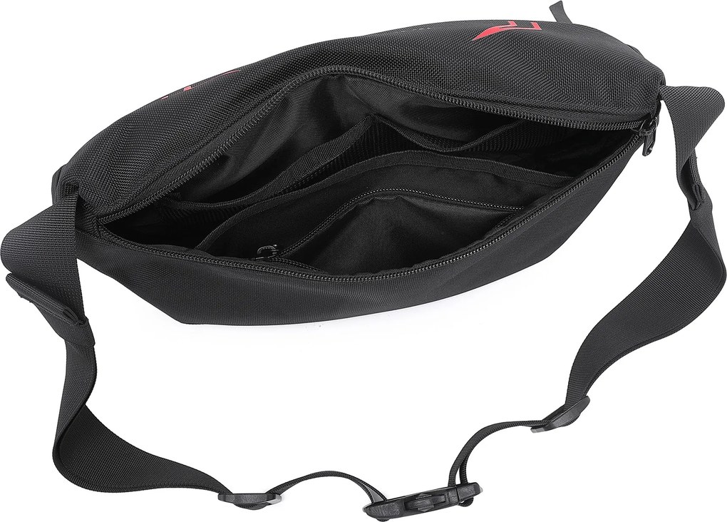 Nagy övtáska állítható szíjjal fekete: Bum Bag