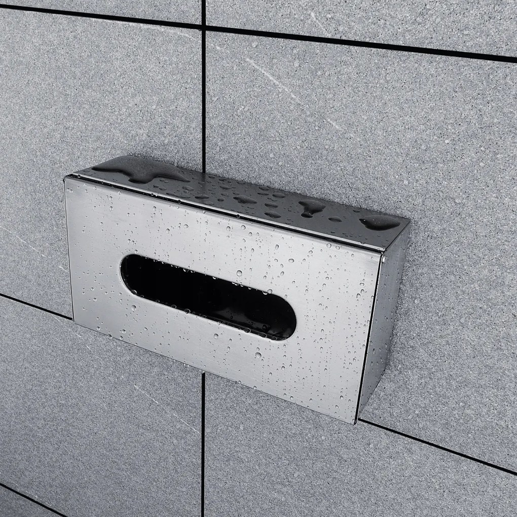 Nimco WC-papír adagoló, rozsdamentes acél, fém, Un 9010N-10_