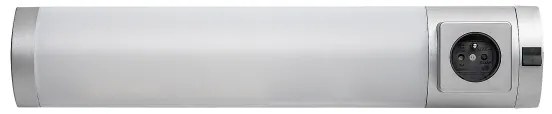 Rabalux 78038 - LED Pultmegvilágító aljzattal SOFT 2E LED/5W/230V 4000K 45cm ezüst