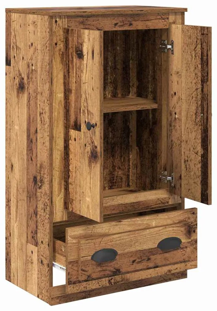 Magasfiú fiókkal Öreg fa 60 x 35,5 x 103,5 cm Faanyag