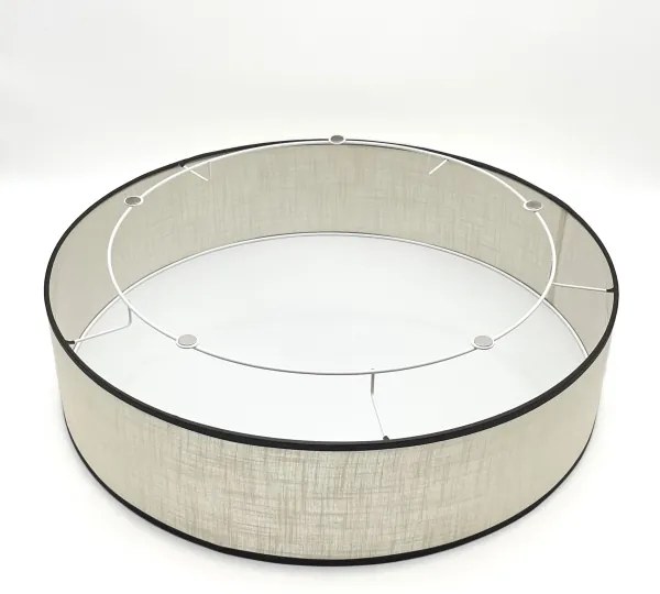 Brilagi - LED Mennyezeti lámpa BELLADONNA 3xE27/15W/230V átm. 50 cm krémes/tölgy