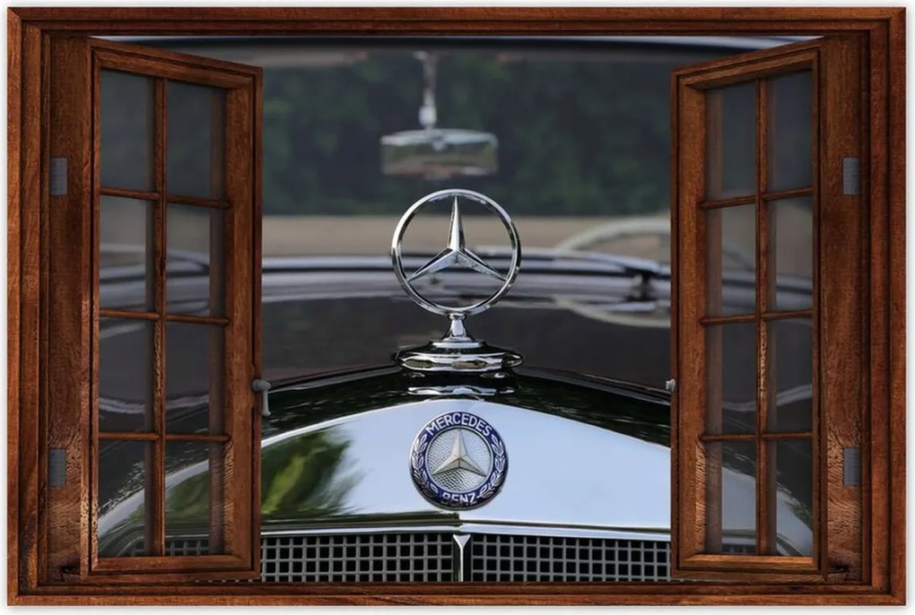 Poszterek 120x80 Mercedes Benz bélyeg
