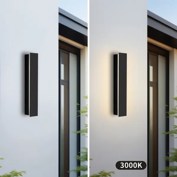 Brilagi - LED kültéri fali lámpatest LINEAR LED/8W/230V 3000K IP65 fekete