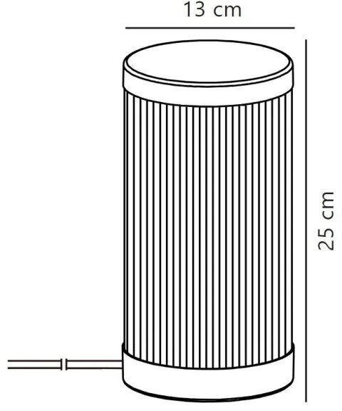 Nordlux - Kültéri asztali lámpa COUPAR 1xE27/25W/230V IP54 bézs