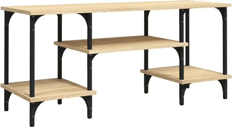 vidaXL sonoma tölgyszínű szerelt fa TV-szekrény 102x35x45,5 cm
