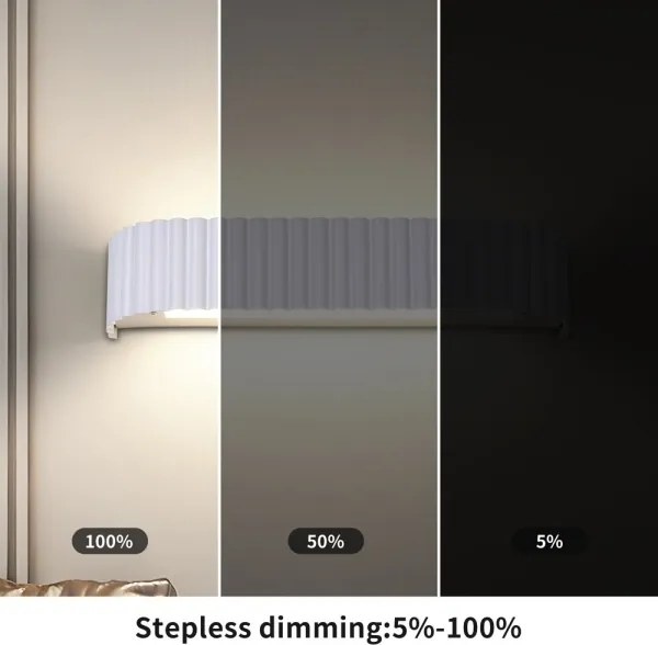 Brilagi - fényerőszabályozható LED fali lámpa FALCON MODERN LED/14W/230V 40 cm fehér + távirányító