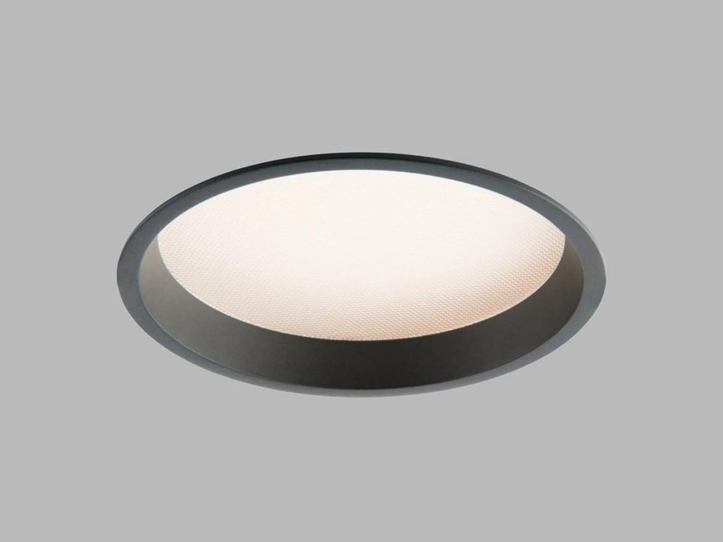 LED2 2250733D Zeta L, B DIM 25 3000K Süllyesztett Fekete
