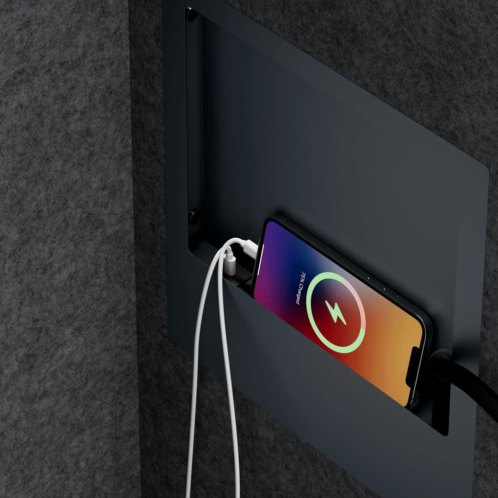 Sally 600mm korpus Antracytowy - siedzisko Ciemnoszary