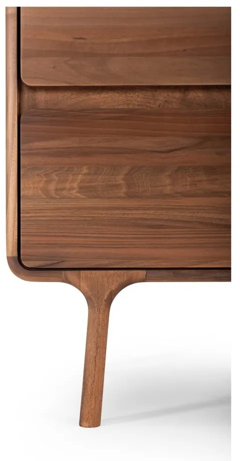 Barna diófa komód 90x90x45 cm Fawn – Gazzda