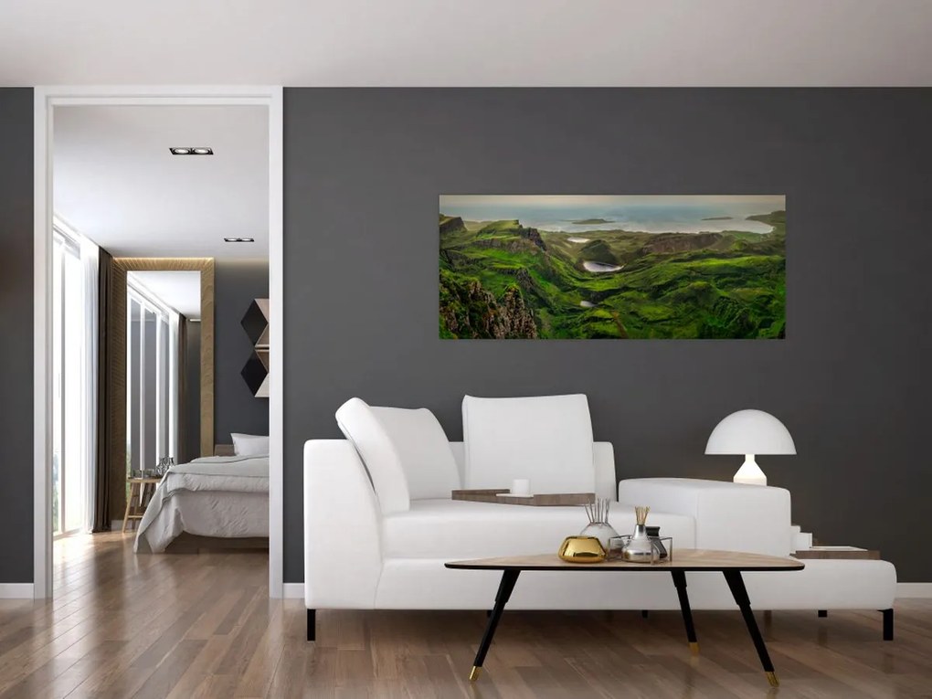 Kép - Quiraing, Skócia (120x50 cm)