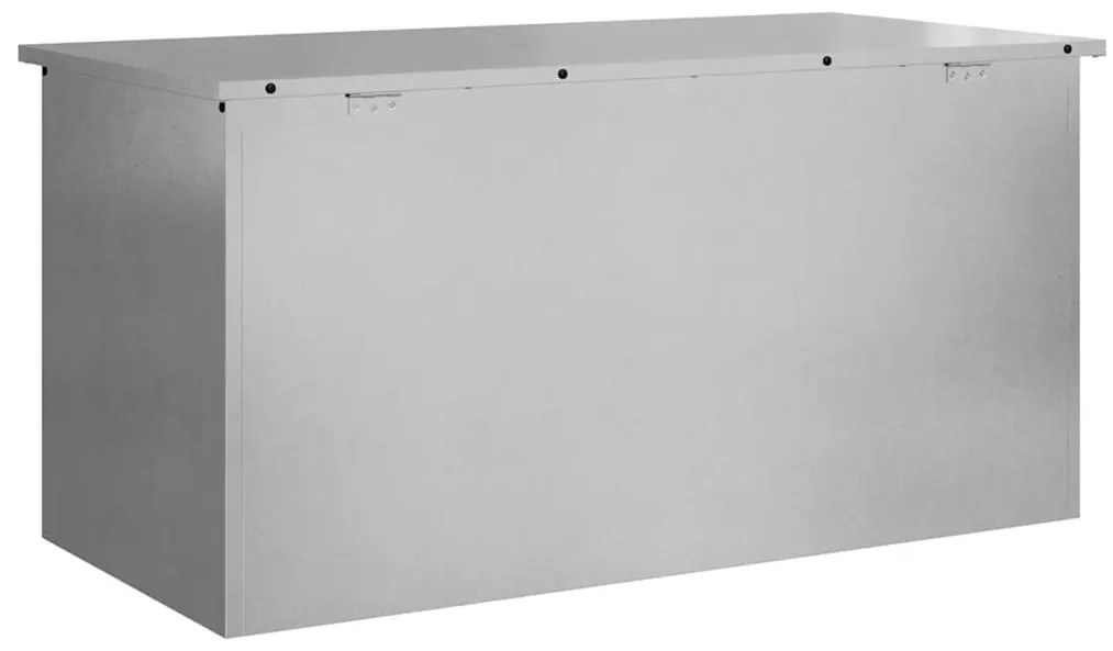 Kültéri Tároló Doboz Ezüst 100 x 50.5 x 50 cm Rozsdamentes acél