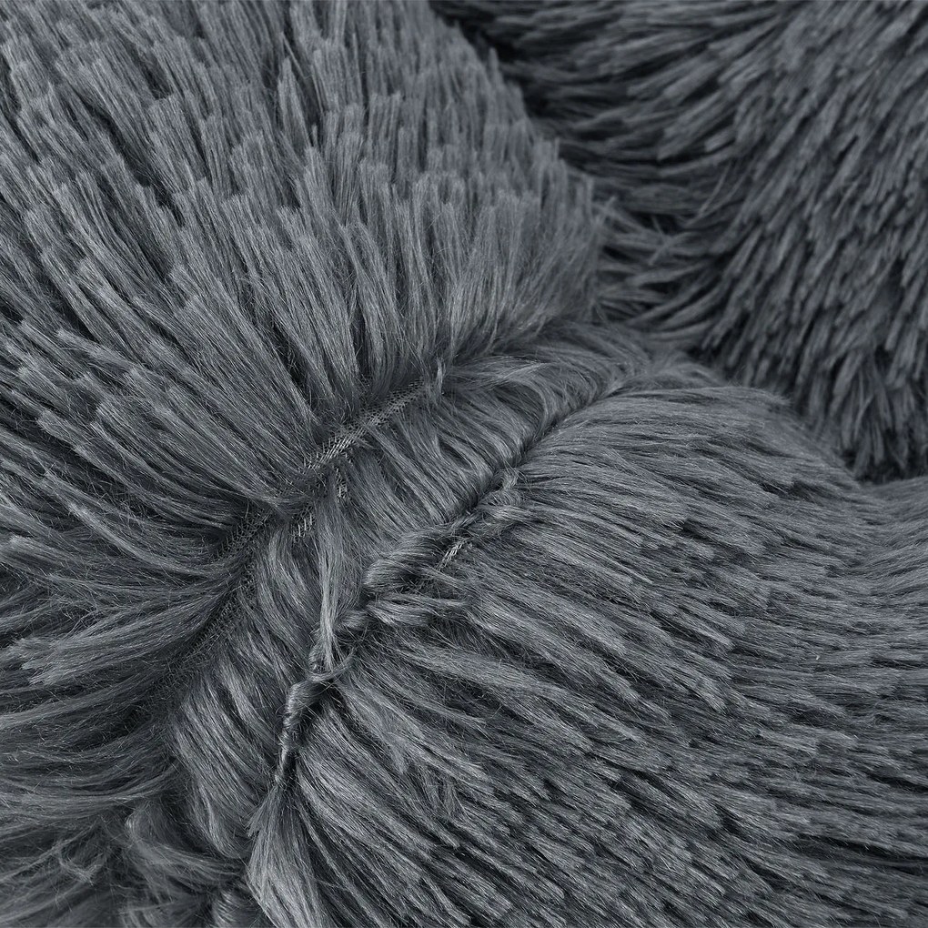 Kutyafekhely Monty kerek 100 cm sötétszürke