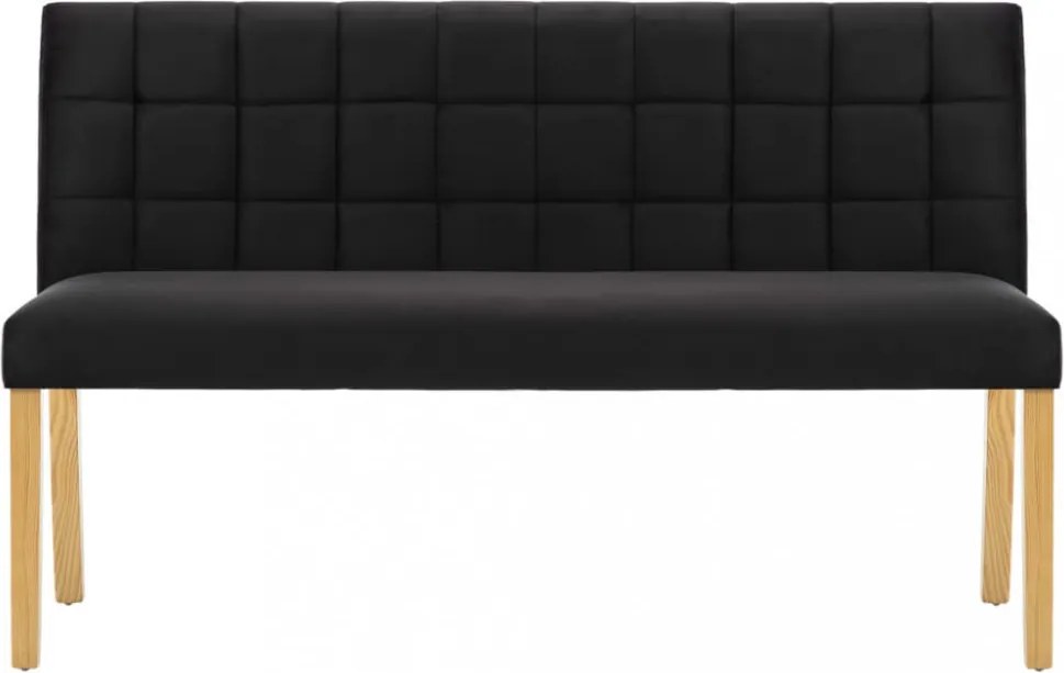 fekete bársony pad 140 cm