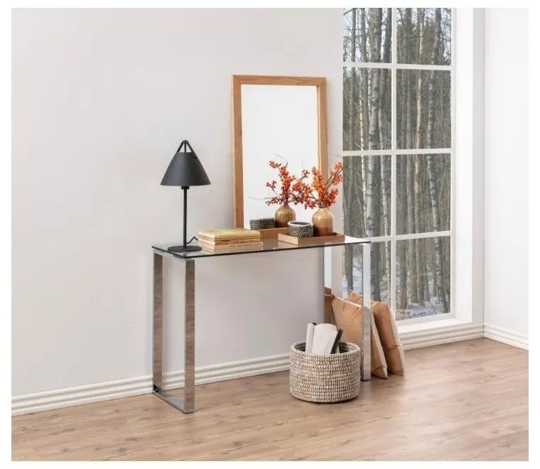 Katrine ezüstszínű konzolasztal, 110 x 40 cm - Actona