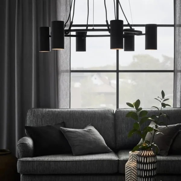 Markslöjd 107357 - Csillár zsinóron PORTO 6xGU10/12W/230V