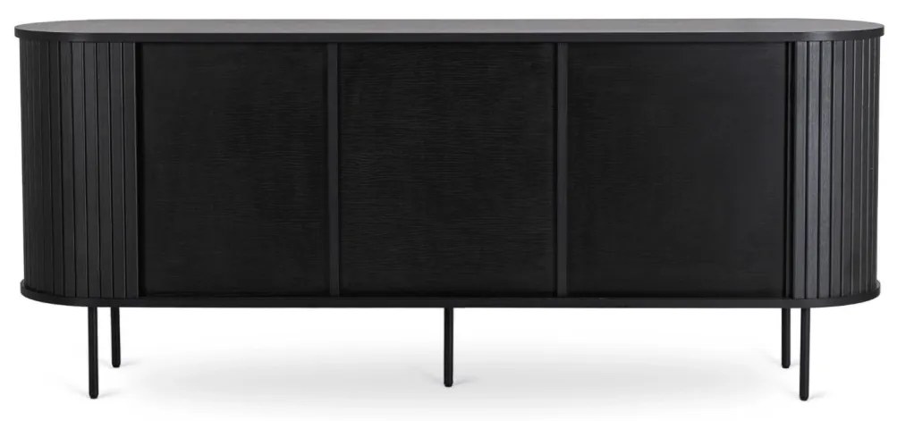 Komód 180 cm fekete színben – TRISH