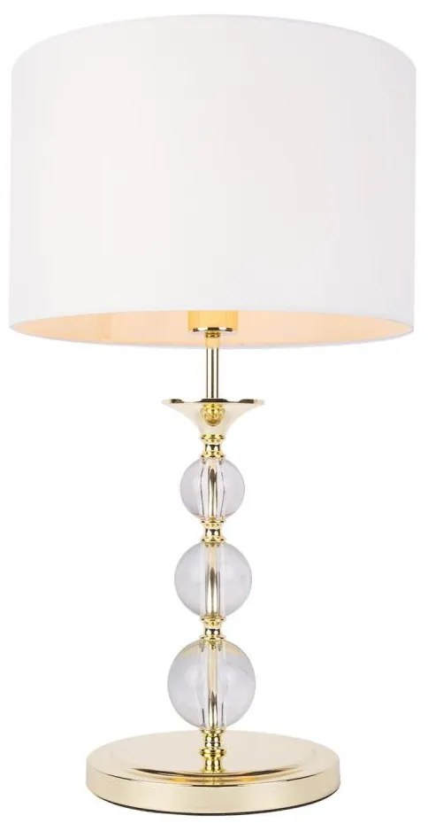 Zuma Line RLT93163-1GW - Asztali lámpa REA 1xE27/60W/230V fehér