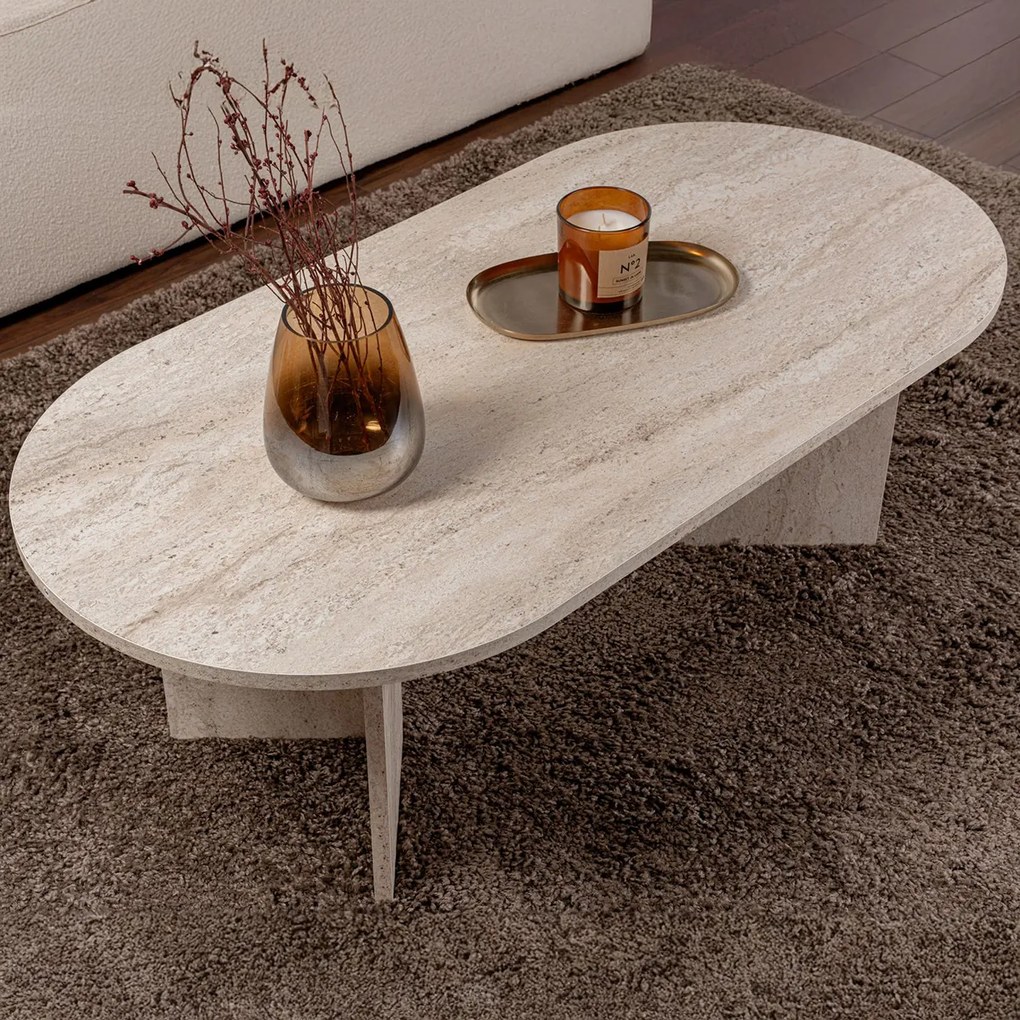 Sable Travertine dohányzóasztal