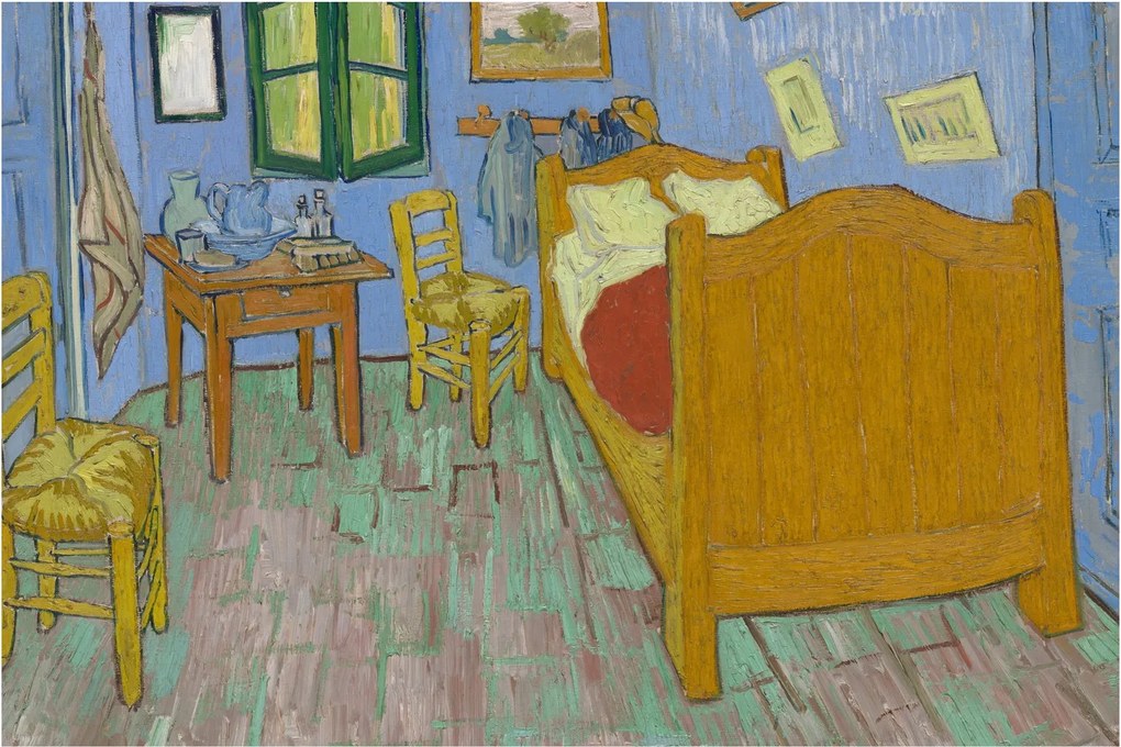 Kép - Vincent van Gogh, The Bedroom, reprodukciók (90x60 cm)