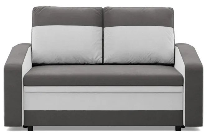 Hewlet kanapé, szövet anyag, szürke - fehér