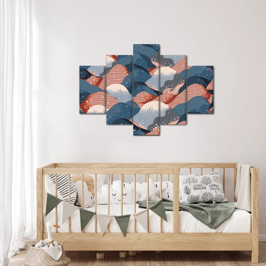 Kép - Japán hullámok (150x105 cm)