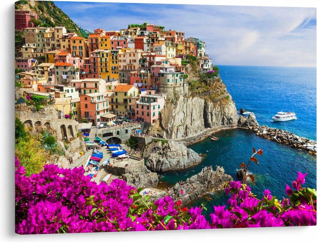 Kép - Manarola olasz falu (70x50 cm)