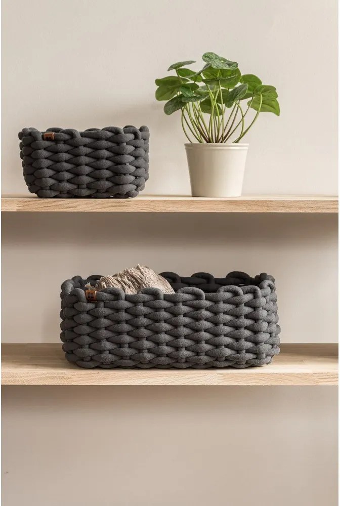 Textil tárolókosár 20x15x11 cm Peach Skin S – Bigso