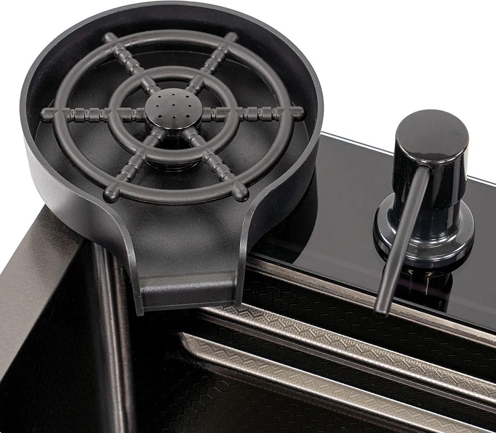 Calandria multifunkciós rozsdamentes mosogató